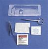 E*Kits Suture Removal Trays, Suture Removal Tray With Metal Littauer Scissors, Contains: Scissors (Wire Littauer), Forceps (Plastic), Gauze (3" x 3")